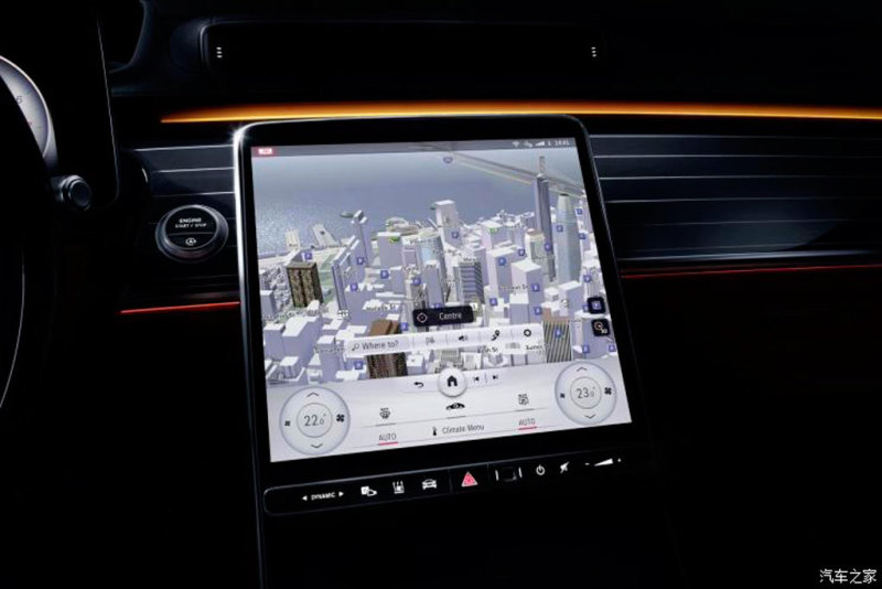 Салон нового Mercedes-Benz S-Class (W223) показали официально