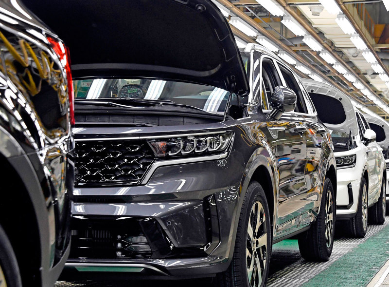Началось производство нового KIA Sorento в гибирдной версии