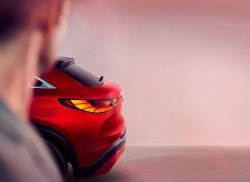 Новый кроссовер Infiniti QX55 показали на первом официальном фото