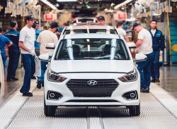 Производство автомобилей Hyundai в России возвращается к максимальным объёмам