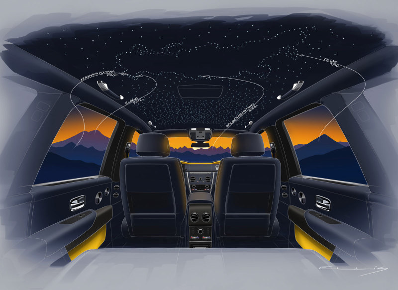 Rolls-Royce Cullinan получил серию Spirit of Russia