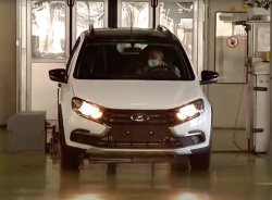 Новый универсал Lada Granta Cross Quest показали на видео