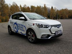 Электромобиль JAC iEV7S испытали в России