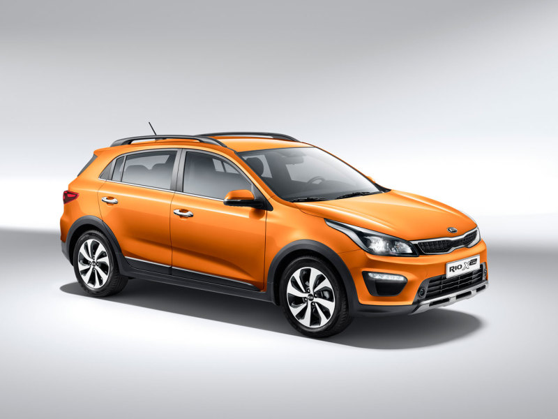 Дореформенный KIA Rio X-Line образца 2017 года
