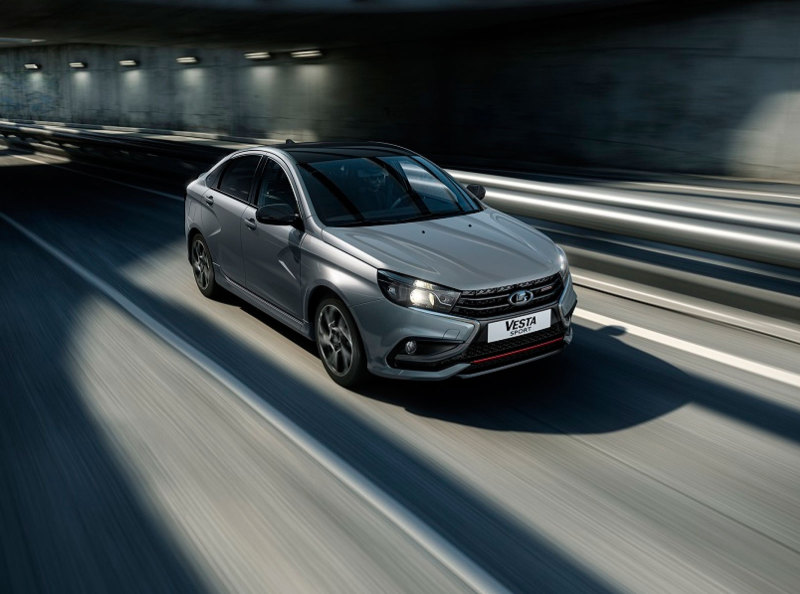 Седан Lada Vesta Sport получил пакет "двухцветная окраска"