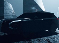 Новый Mitsubishi Outlander представили на первом официальном изображении