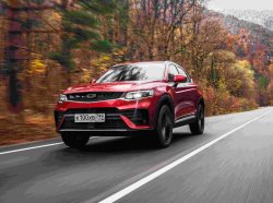 Купе-кроссовер Geely Tugella удачно дебютировал в России
