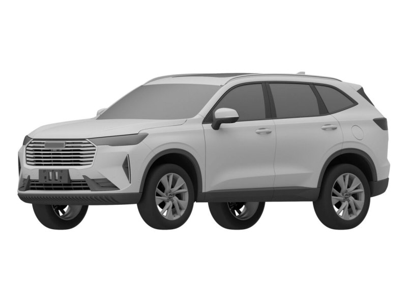 Патентные изображения нового Haval H6 для России