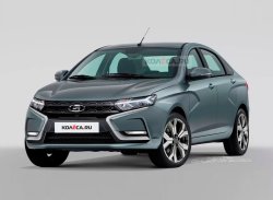 Модернизированную Lada Vesta FL 2022 показали на новых изображениях