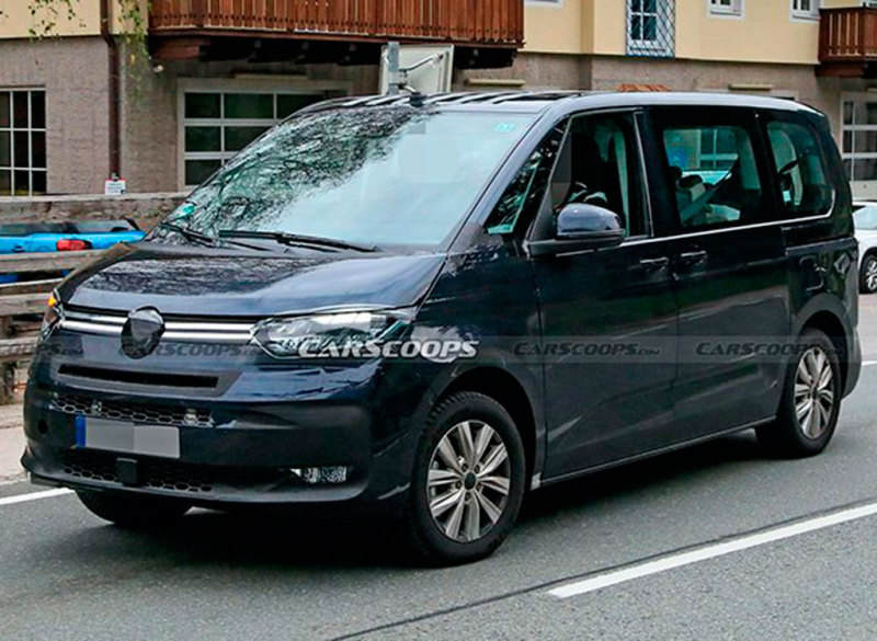 Новый Volkswagen T7 Multivan заметили на дорогах