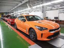 Обновлённый KIA Stinger 2021 начали собирать на "Автоторе"