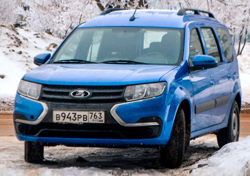 Обновлённый универсал Lada Largus (не Cross) замечен в Тольятти