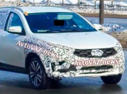 Обновлённый универсал Lada Vesta SW Cross замечен в Тольятти
