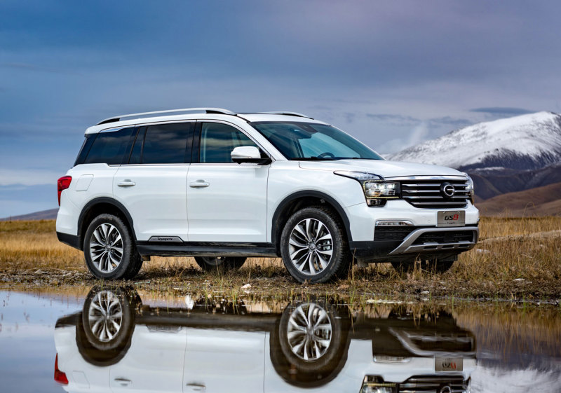 Trumpchi GS8 2016 года, машина с таким дизайном продаётся сейчас в России