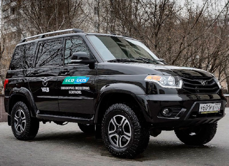 Про битопливный УАЗ "Патриот" CNG стали известны новые подробности