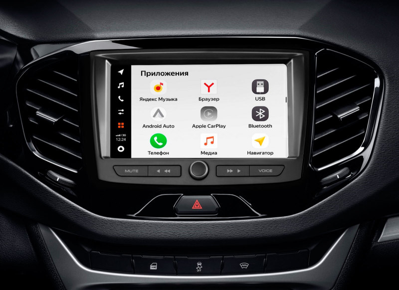 Автомобили Lada получат новую мультмедийную систему EnjoY Pro