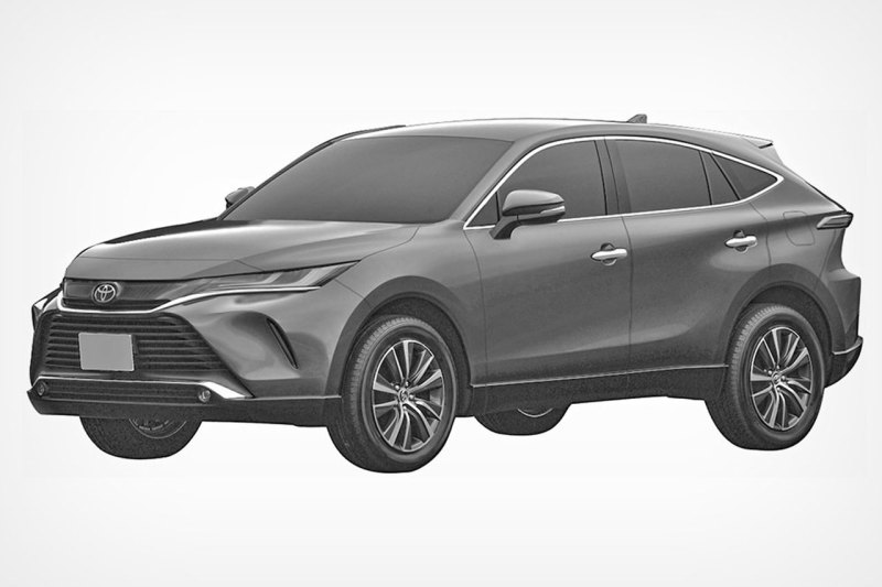 Патентные изображения Toyota Venza для России