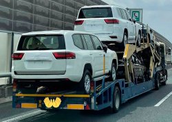 Toyota Land Cruiser 300 сняли на видео