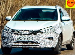 Lada Vesta FL сфотографировали вблизи