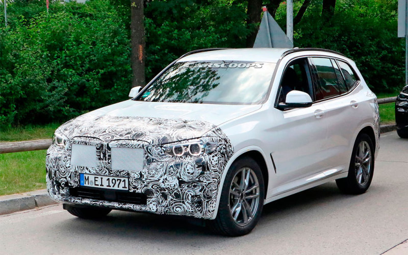 Прототип BMW X3 2021 на испытаниях