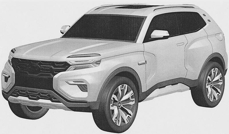 Дизайн Lada Niva в Х-стиле в итоге был не принят