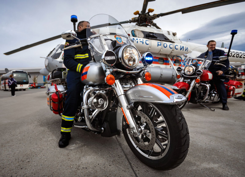 Мотоциклы Harley-Davidson Road King Police заступили на службу в МЧС