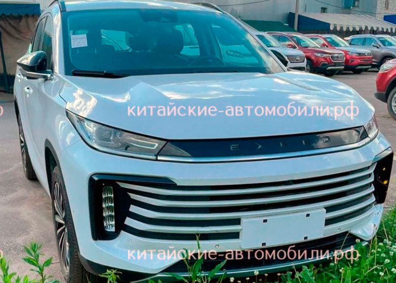 Обновлённый кроссовер Cheryexeed TXL заметили в России
