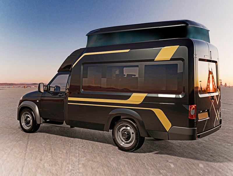 УАЗ "Профи" может получить вариант "дома на колёсах" с высокой крышей