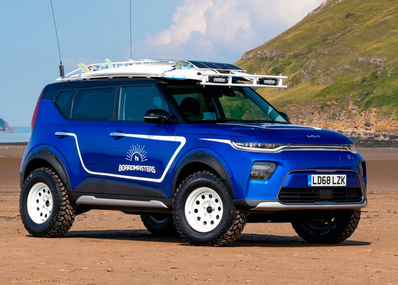 Электрокроссовер Kia Soul EV Boardmasters Edition показан публике