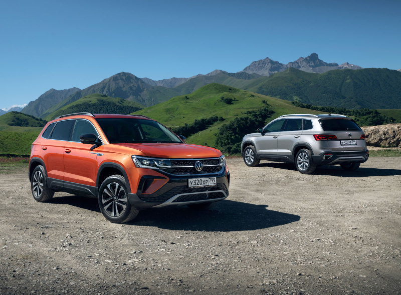 Volkswagen Taos 1.6 MPI с "автоматом" начали продавать в России