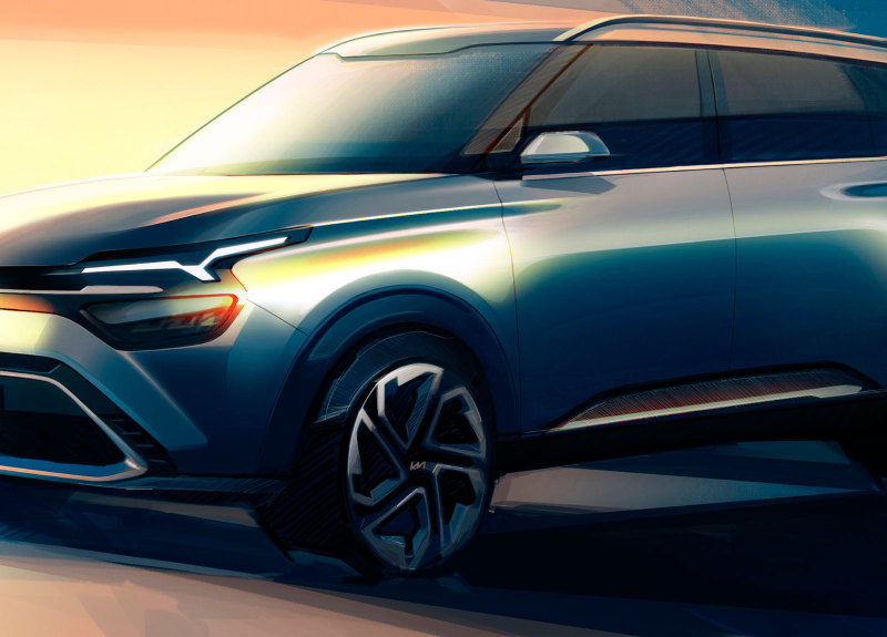 Новый Kia Carens показали на официальных изображениях