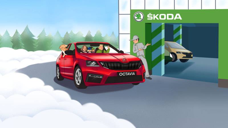 Зимнее предложение от ?KODA: сервис с выгодой до 30%