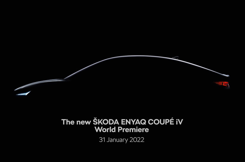 Электрокроссовер Skoda Enyaq Coupe iV покажут в январе