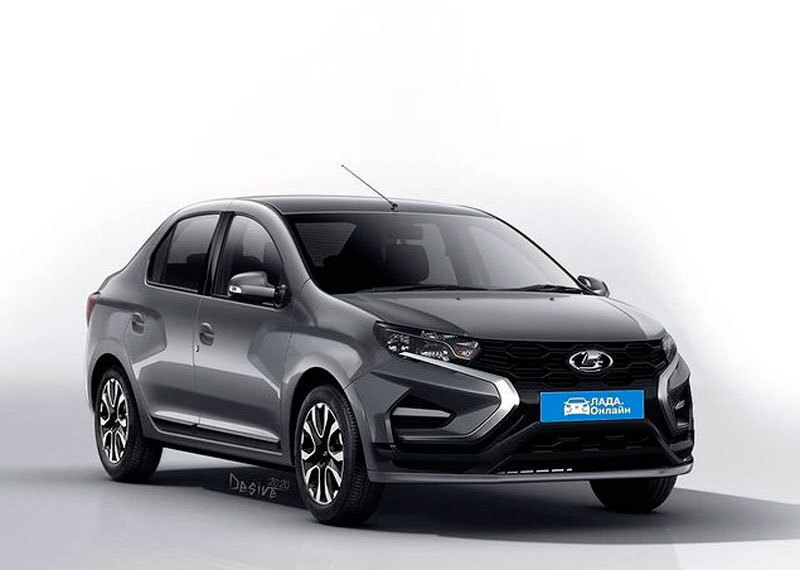 Дизайнерские фантазии на тему новой Lada Granta