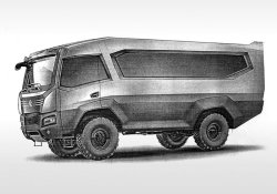 Полноприводной автобус "КамАЗ" готовят к производству