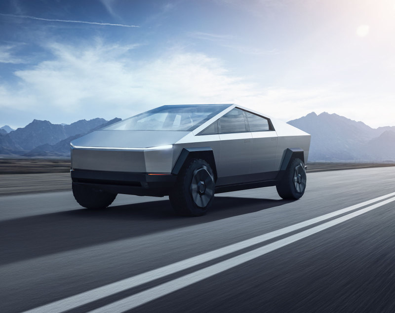 Концепт Tesla Cybertruck 2019 года