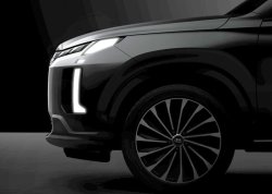 Обновлённый Hyundai Palisade показали на официальных тизерах