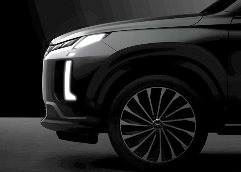 Обновлённый Hyundai Palisade показали на официальных тизерах