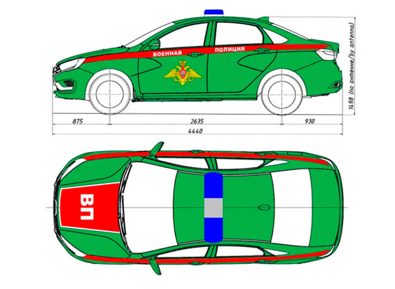 Обновлённая Lada Vesta NG получит версии для специальных служб
