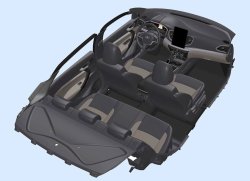 Салон новой Lada Vesta NG запатентовали