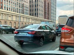 Lada Vesta NG замечена в Москве