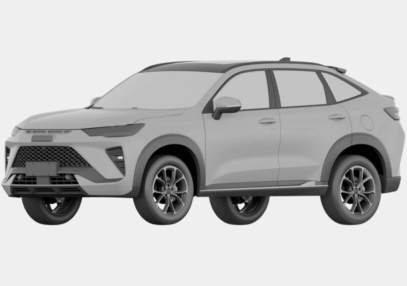 Купеобразный кроссовер Haval H6S запатентовали в России