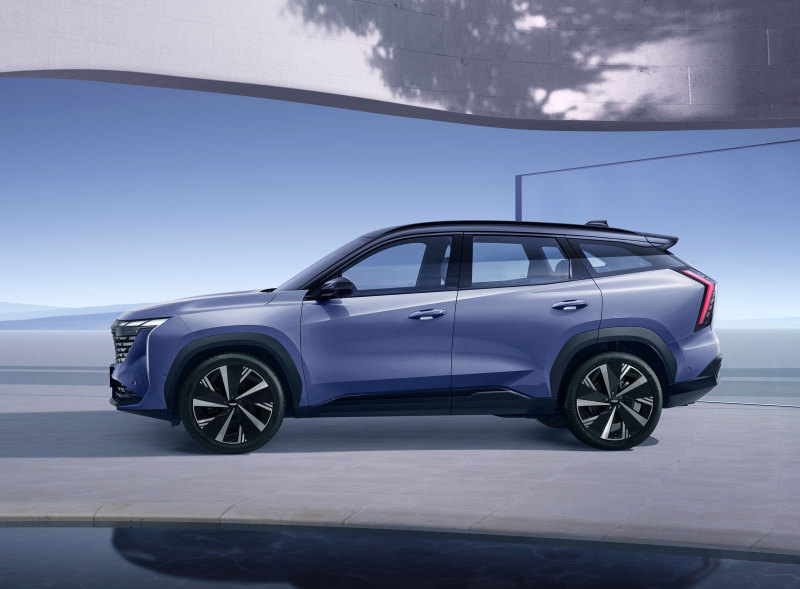 Новое поколение Geely Atlas показано официально