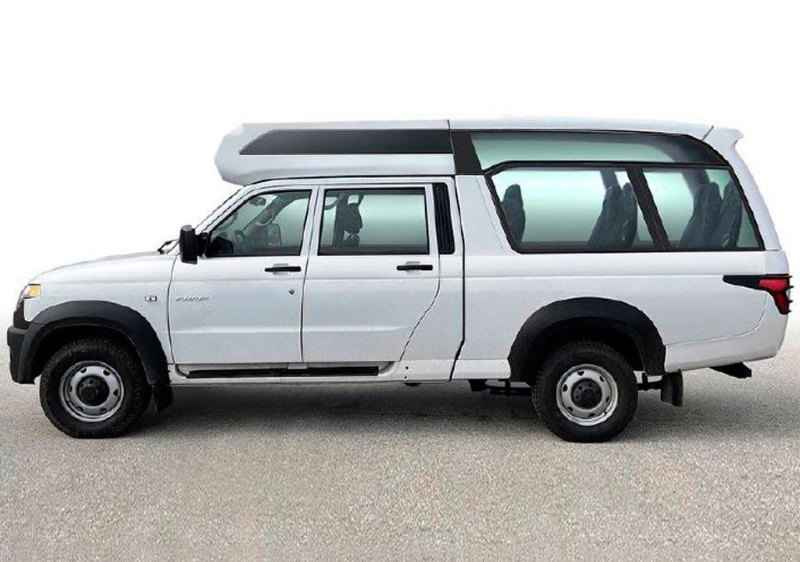 Переделку УАЗ "Профи" в минивэн показали на фото