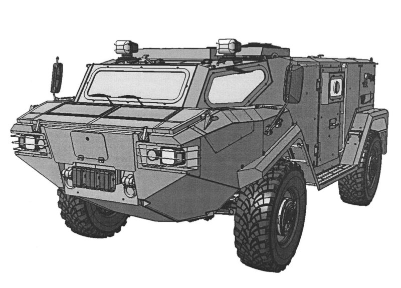 Новый броневик-амфибию 4х4 запатентовали в России