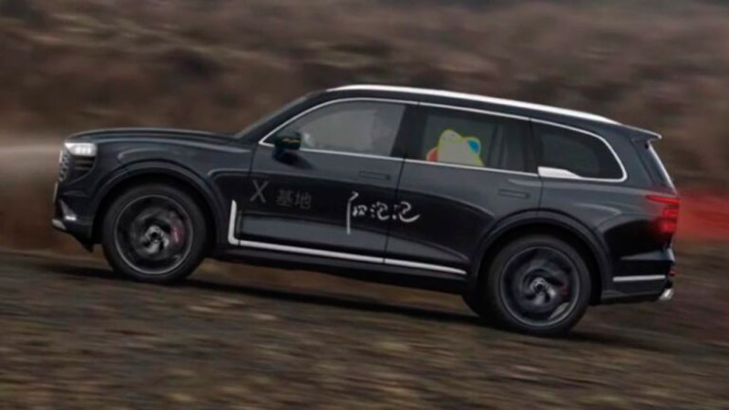 Возможный вариант дизайна Chery Tiggo 9 на компьютерных рендерах