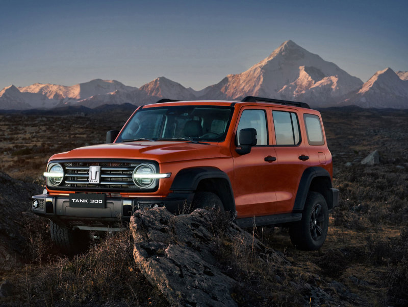 Китайские внедорожники Tank представят в России 12 декабря