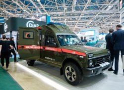 Бронированную Lada Niva Legend показал "Ростех"