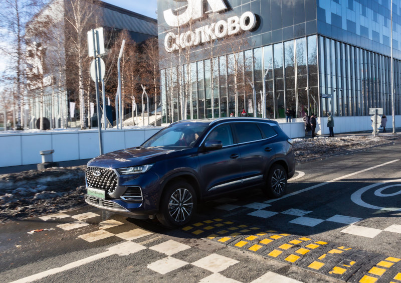 Chery Tiggo 8 Pro e+ официально показали в России