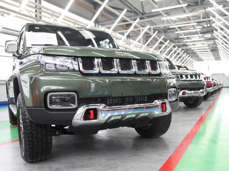 Внедорожник BAIC BJ40 начали поставлять российским дилерам